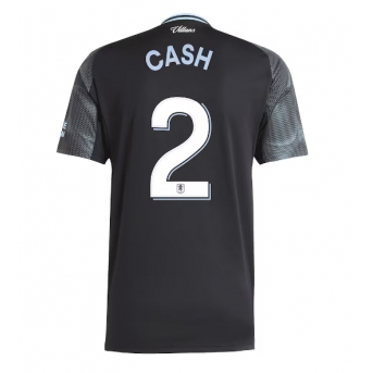 Aston Villa Matty Cash #2 Maglia Gara Trasferta Repliche 2025-26 Maniche Corte